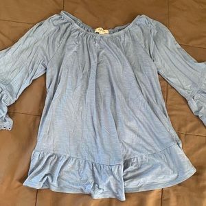 Style & Co Blouse Loose Long Sleeve Shirt